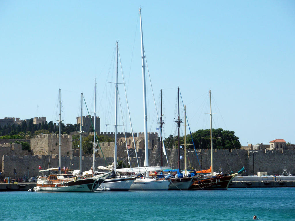 Rhodes City 中世纪旅馆酒店 外观 照片